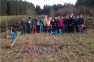 Teilnehmergruppe im Feld