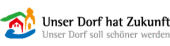 Logo und Schriftzug "Unser Dorf hat Zukunft. Unser Dorf soll schöner werden"